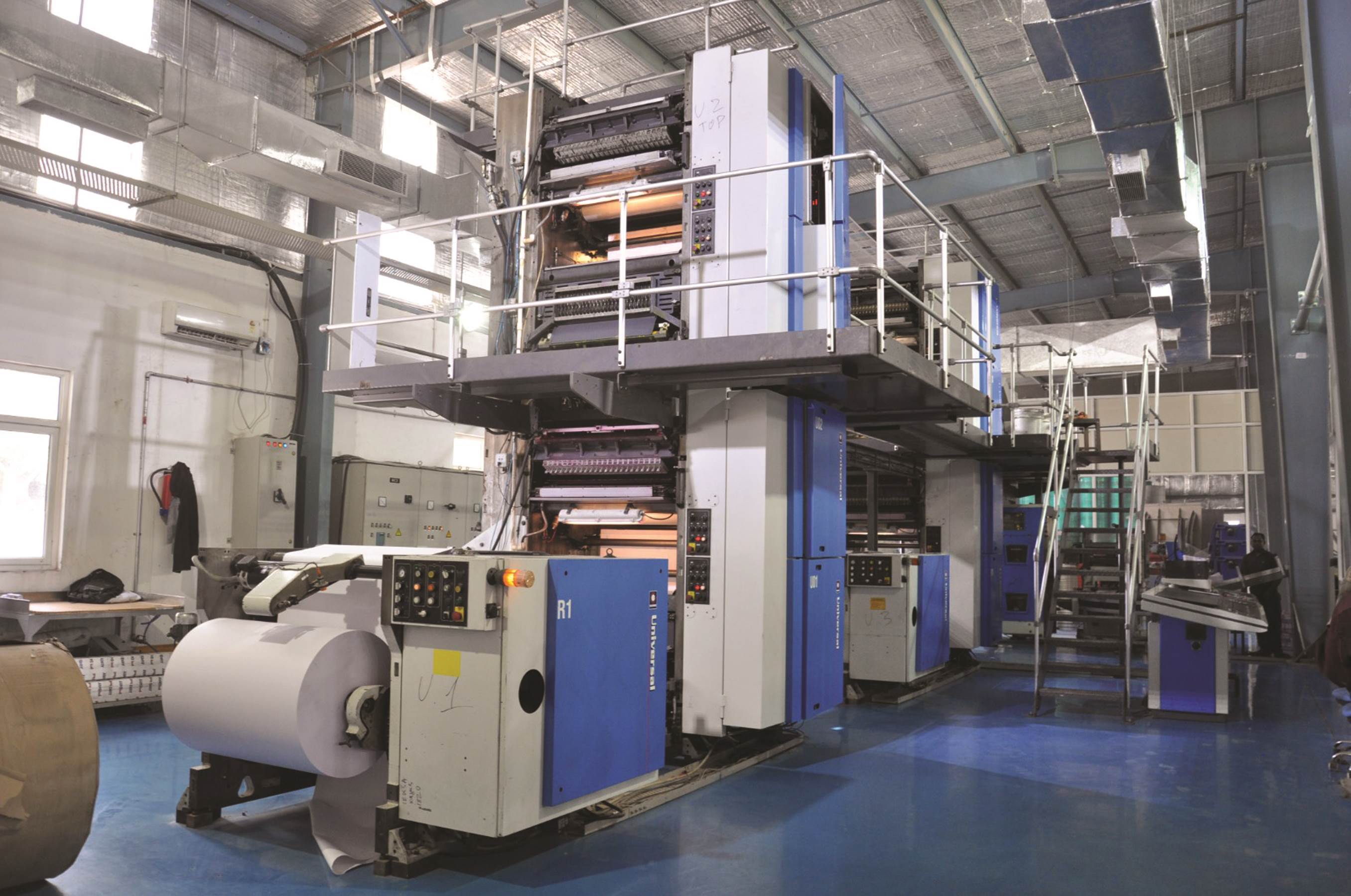 The company is equipped for larger print runs